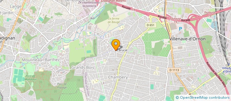 localisation de l'entreprise MB ASSURANCES CONSEILS à VILLENAVE-D'ORNON