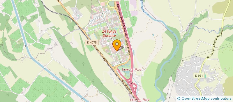 localisation de l'entreprise MB AUTO à SISTERON