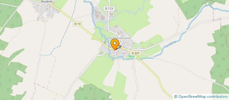 localisation de l'entreprise MB AUTO à SOMMEVOIRE