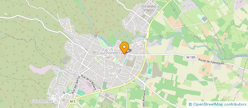 localisation de l'entreprise MB AUTO à COURNONTERRAL