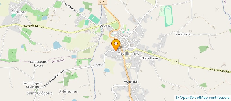 localisation de l'entreprise MB AUTOTECH à CASTILLONNES