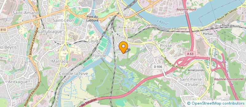 localisation de l'entreprise MB AVENIR à BAYONNE