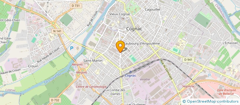 localisation de l'entreprise MB AVOCAT à COGNAC