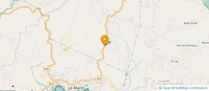 localisation de l'entreprise MB B.T.P  LE MARIN