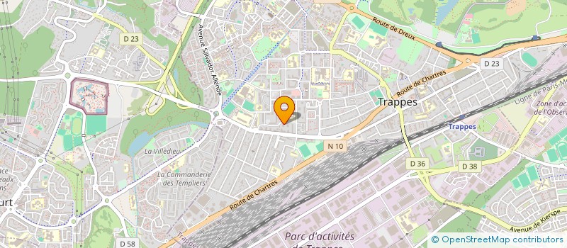 localisation de l'entreprise MB BARBER  TRAPPES