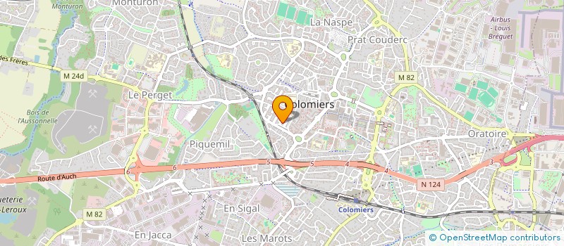 localisation de l'entreprise MB BAT à COLOMIERS