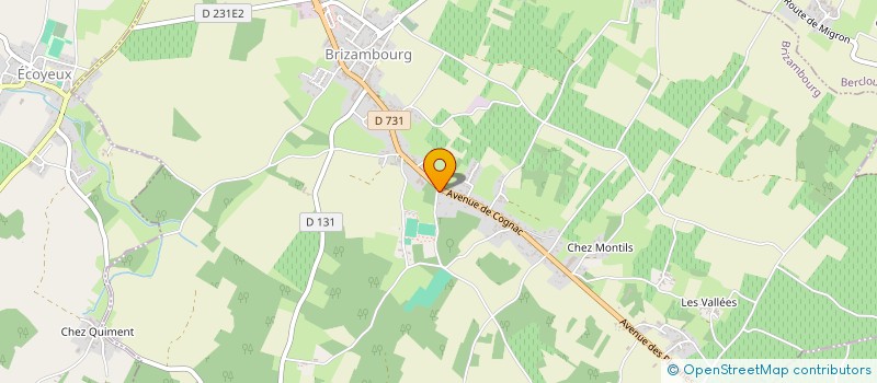 localisation de l'entreprise MB BATI  BRIZAMBOURG