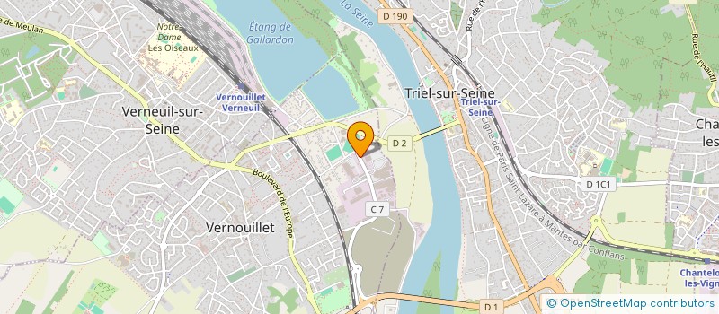 localisation de l'entreprise MB BATIMENT à VERNOUILLET