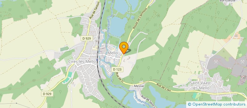 localisation de l'entreprise MB-BATIMENT  MELLO