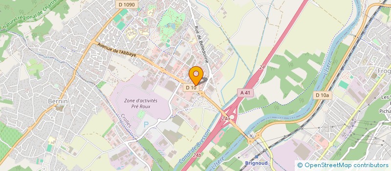 localisation de l'entreprise MB BELLEDONNE à CROLLES