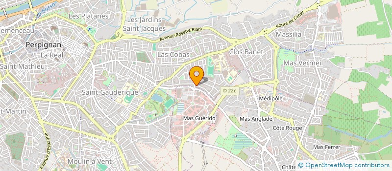 localisation de l'entreprise MB BERTRAND  PERPIGNAN