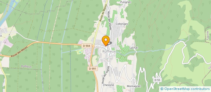 localisation de l'entreprise MB BIOTECH  RUFFIEUX