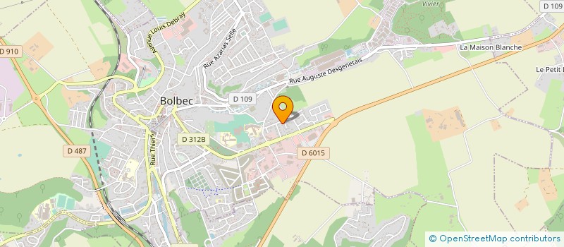 localisation de l'entreprise MB BOLBEC  BOLBEC