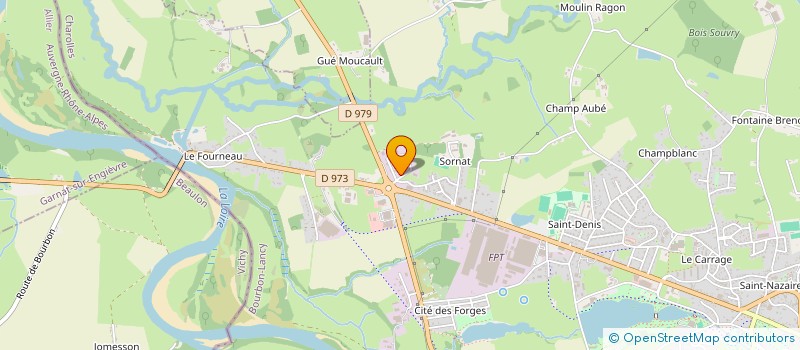 localisation de l'entreprise MB BOURBON-LANCY  BOURBON-LANCY