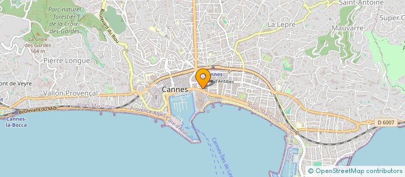 localisation de l'entreprise MB CANNES à CANNES
