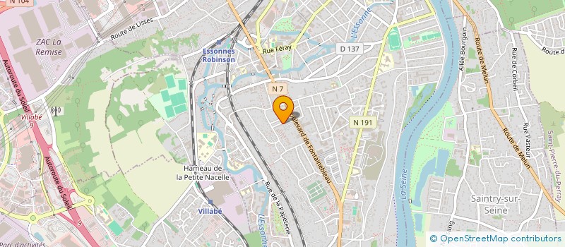 localisation de l'entreprise MB CAPITAL à CORBEIL-ESSONNES