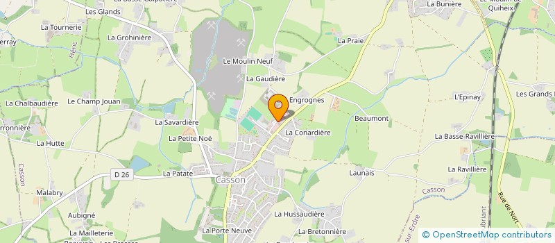 localisation de l'entreprise MB CAPITAL  CASSON