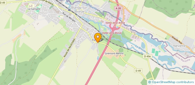 localisation de l'entreprise MB'CAPITAL  NESLE-NORMANDEUSE