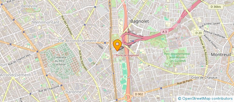 localisation de l'entreprise MB CAR  PARIS