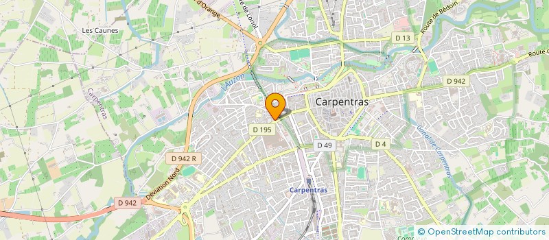 localisation de l'entreprise MB CARPENTRAS MEJEAN  CARPENTRAS