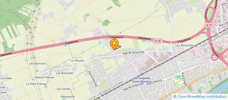localisation de l'entreprise MB CARRELAGE  LA CHAPELLE-SAINT-MESMIN
