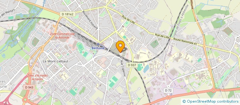 localisation de l'entreprise MB CARS à ANNEZIN
