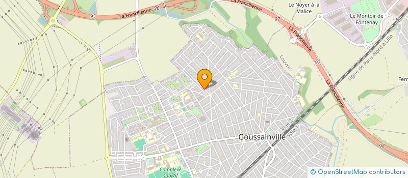 localisation de l'entreprise MB CARS LOCATION  GOUSSAINVILLE