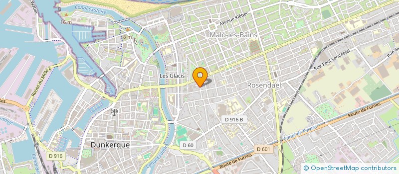 localisation de l'entreprise MB CHAUFFAGE à DUNKERQUE
