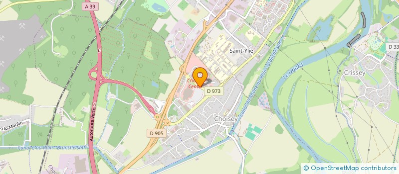 localisation de l'entreprise MB CHOISEY  CHOISEY