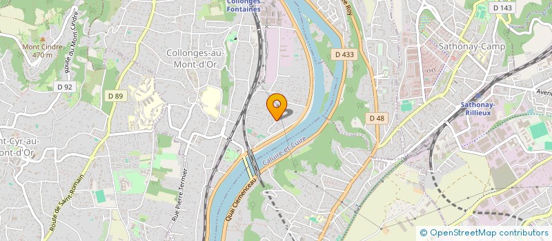 localisation de l'entreprise MB CHUEL  COLLONGES-AU-MONT- D OR