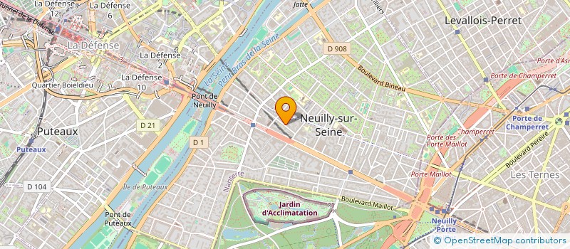 localisation de l'entreprise MB CLAMART à NEUILLY-SUR-SEINE