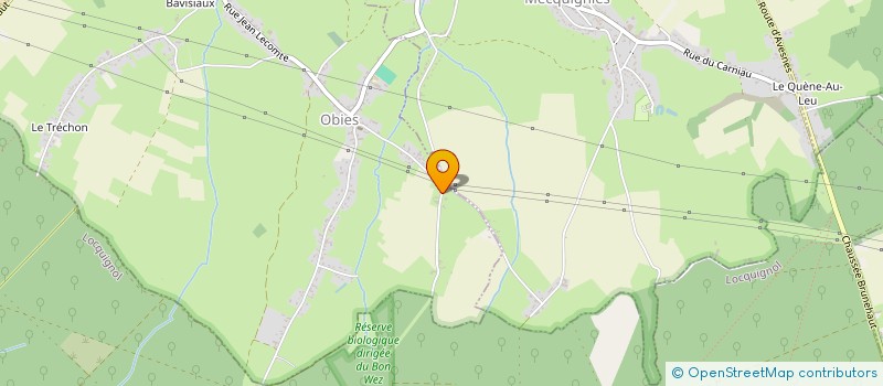 localisation de l'entreprise MB CNSTRUCTION  OBIES