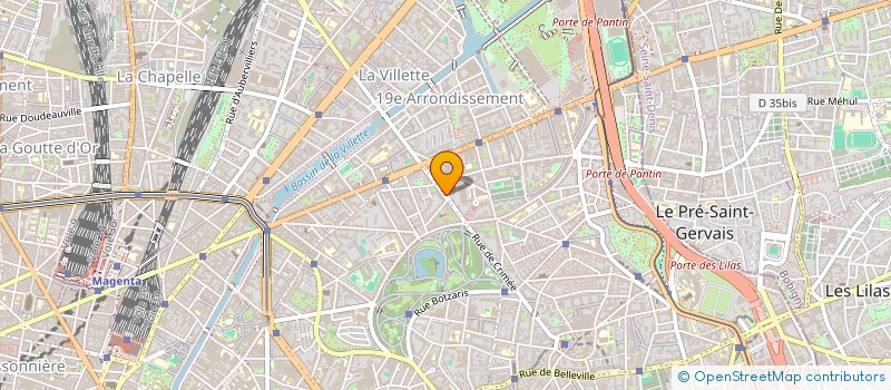 localisation de l'entreprise MB COIFFURE  PARIS