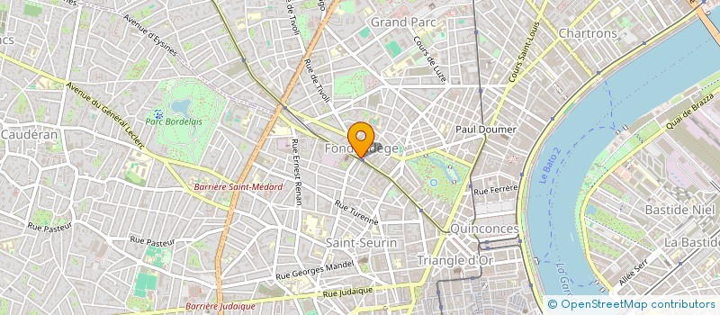 localisation de l'entreprise MB COMMERCES  BORDEAUX