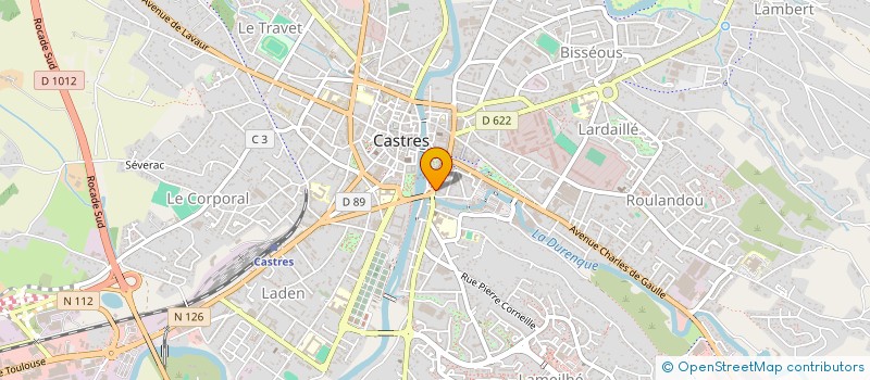 localisation de l'entreprise MB COMMUNICATIONS à CASTRES