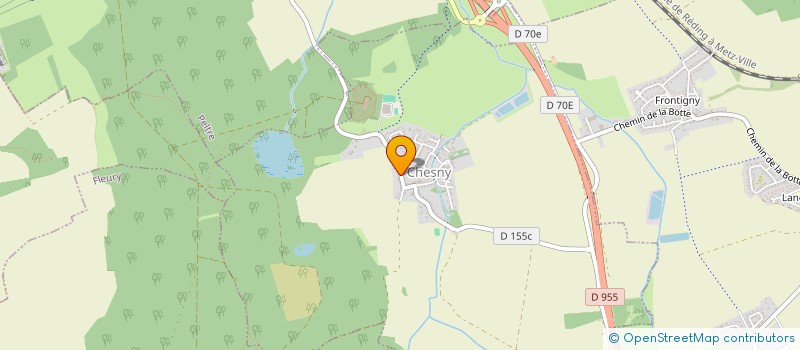 localisation de l'entreprise MB CONSEIL à CHESNY