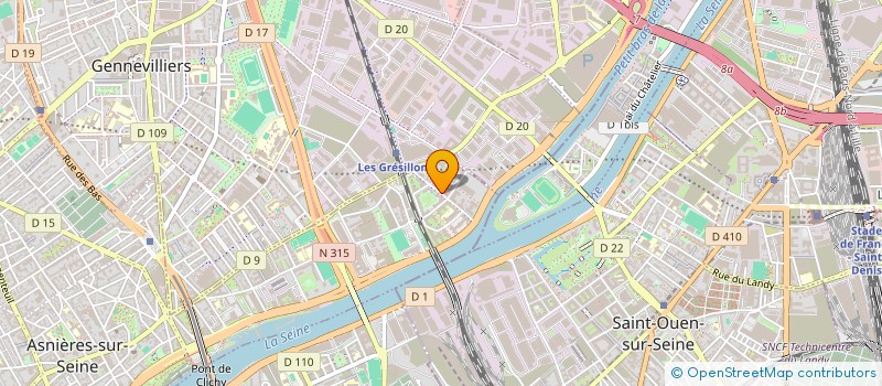 localisation de l'entreprise MB CONSEIL  ASNIERES-SUR-SEINE