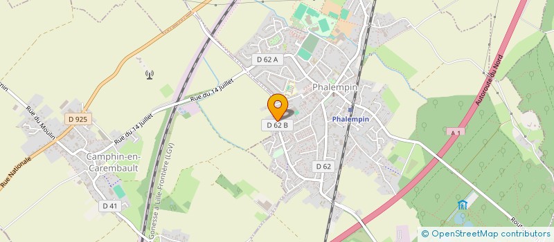 localisation de l'entreprise MB CONSEIL  PHALEMPIN