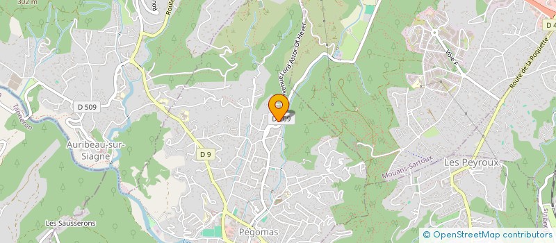 localisation de l'entreprise MB CONSEIL  PEGOMAS