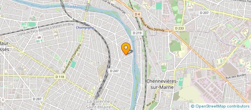 localisation de l'entreprise MB CONSEIL à SAINT-MAUR-DES-FOSSES