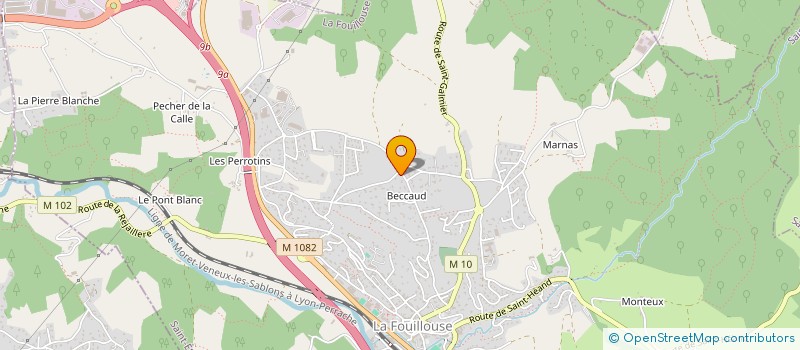 localisation de l'entreprise MB CONSEIL  LA FOUILLOUSE