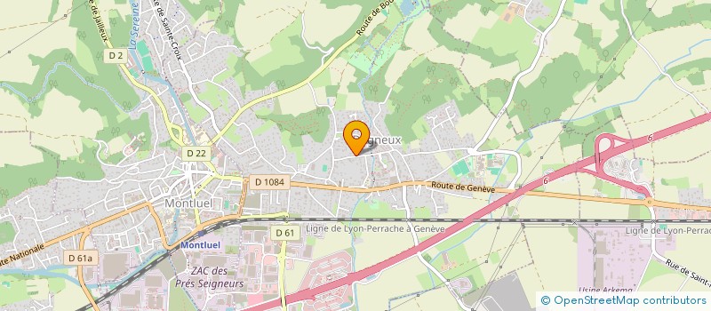 localisation de l'entreprise MB CONSEIL ET INVESTISSEMENT à DAGNEUX