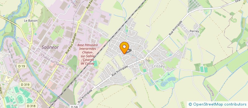 localisation de l'entreprise MB CONSEIL & RECRUTEMENT à CRISSEY
