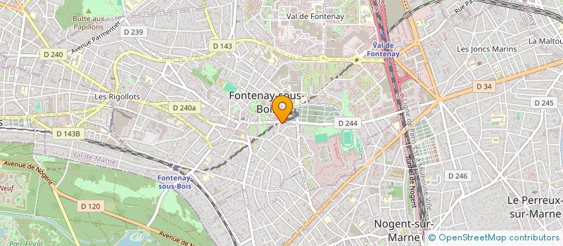 localisation de l'entreprise MB CONSEILS à FONTENAY-SOUS-BOIS