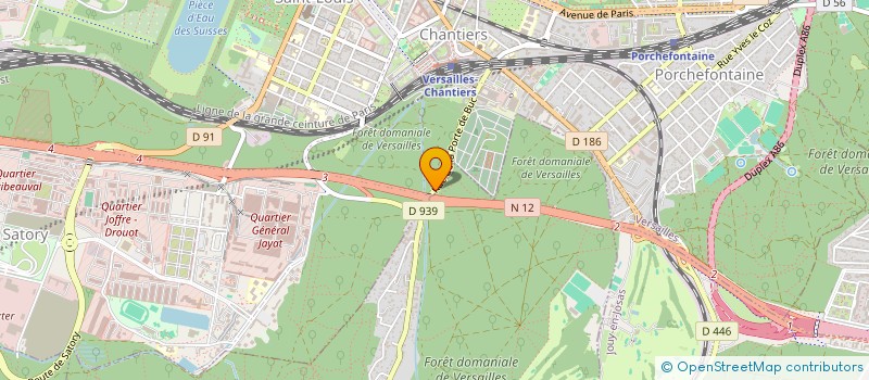 localisation de l'entreprise MB CONSEILS & INVESTISSEMENTS à VERSAILLES