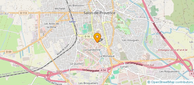 localisation de l'entreprise MB CONSTRUCTION  SALON-DE-PROVENCE