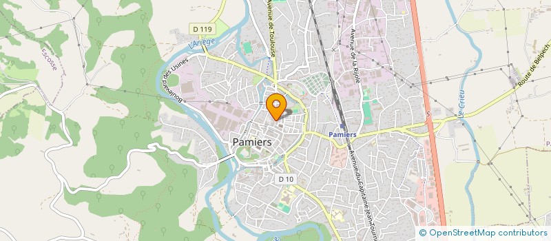 localisation de l'entreprise MB CONSTRUCTIONS à PAMIERS