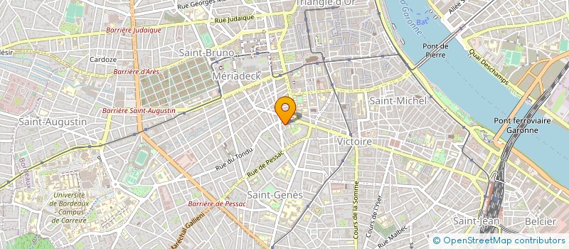 localisation de l'entreprise MB CONSULTANTS à BORDEAUX
