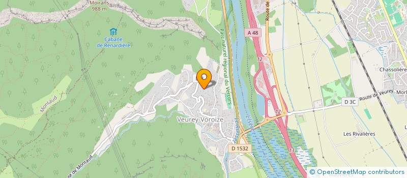 localisation de l'entreprise MB CONSULTING  VEUREY-VOROIZE