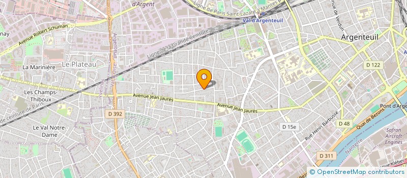 localisation de l'entreprise MB CONSULTING  ARGENTEUIL